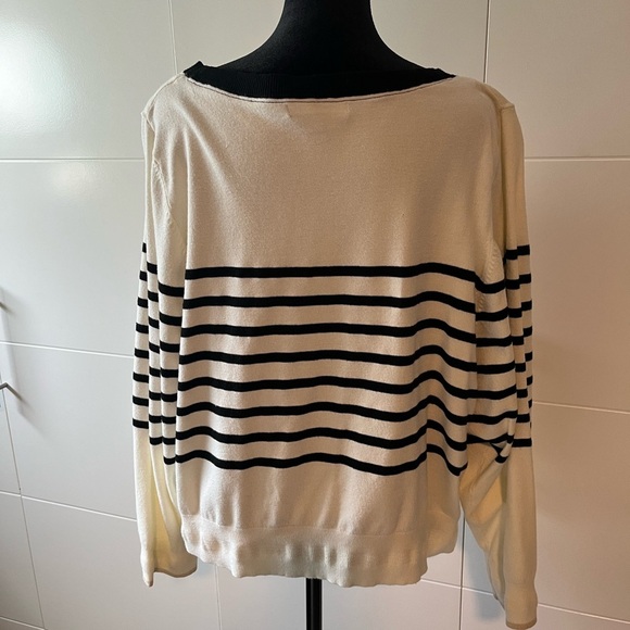Oliver Bonas Breton stripe & heart sweater - Picture 5 of 9